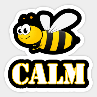 Bee Calm T-shirt Sticker